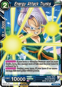 Image for Energy Attack Trunks (Foil Version) (Promotion Cards) (P-004) - Dragon Ball Super: Masters