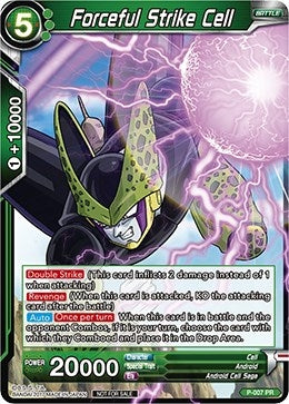 Image for Forceful Strike Cell (Foil Version) (Promotion Cards) (P-007) - Dragon Ball Super: Masters