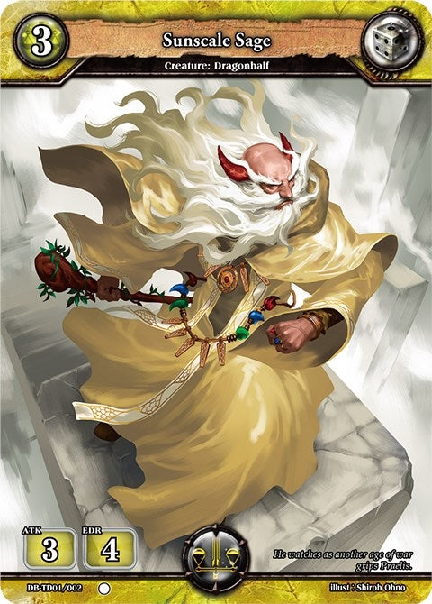 Image for Sunscale Sage (TD01: Shadow Legion) (DB-TD01/002) - Dragoborne