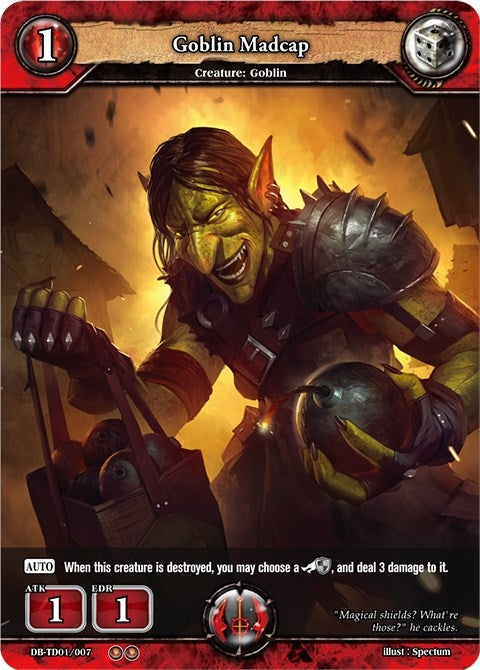 Image for Goblin Madcap (TD01: Shadow Legion) (DB-TD01/007) - Dragoborne