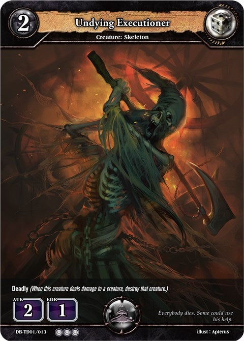 Image for Undying Executioner (TD01: Shadow Legion) (DB-TD01/013) - Dragoborne