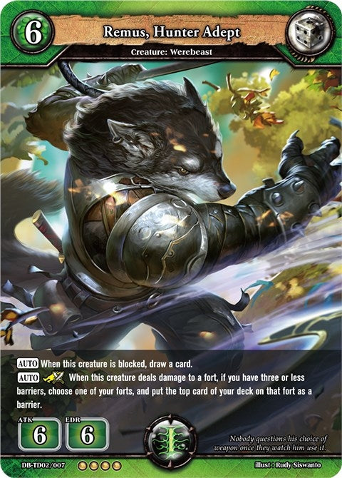 Image for Remus, Hunter Adept (TD02: Mystical Hunters) (DB-TD02/007) - Dragoborne
