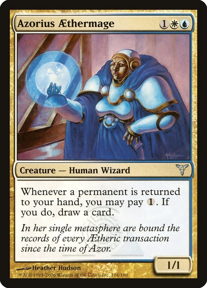 Image for Azorius Aethermage (Dissension) (104) - Magic: The Gathering