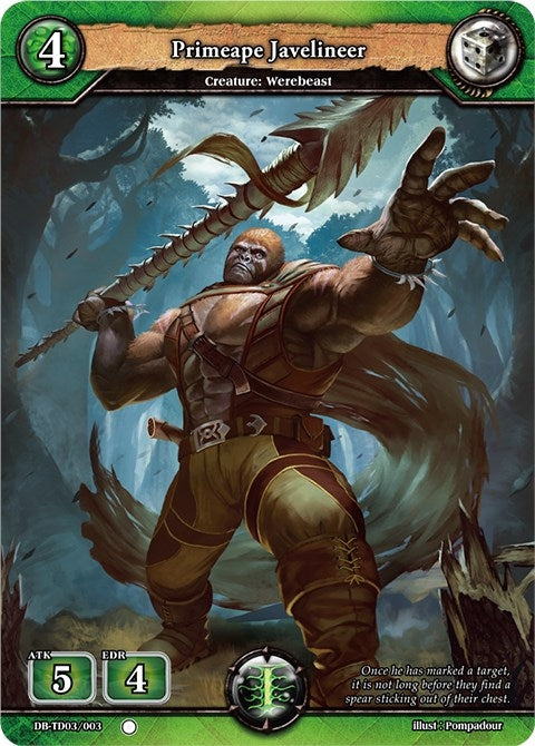 Image for Primeape Javelineer (TD03: Alpha Dominance) (DB-TD03/003) - Dragoborne
