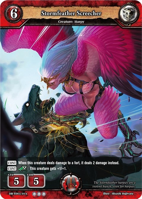 Image for Stormfeather Screecher (TD03: Alpha Dominance) (DB-TD03/014) - Dragoborne