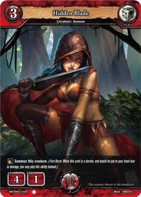 Image for Hidden Blade (TD03: Alpha Dominance) (DB-TD03/018) - Dragoborne