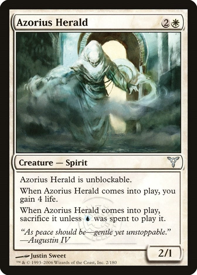 Image for Azorius Herald (Dissension) (2) - Magic: The Gathering