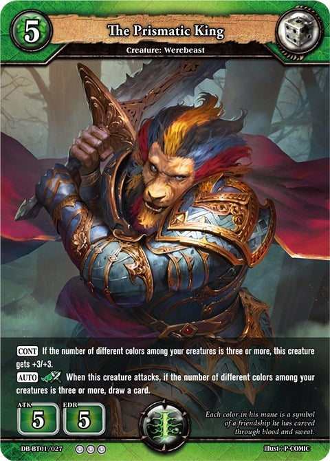 Image for The Prismatic King (Rally to War) (DB-BT01/027) - Dragoborne