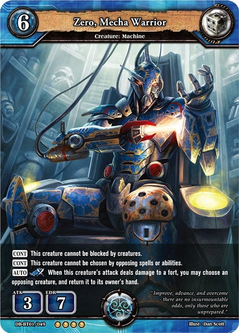 Image for Zero, Mecha Warrior (Rally to War) (DB-BT01/049) - Dragoborne