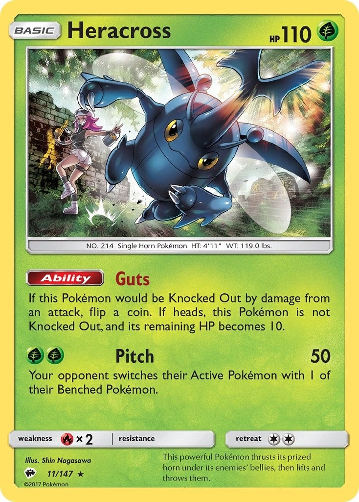 Image for Heracross (SM - Burning Shadows) (11/147) - Pokemon