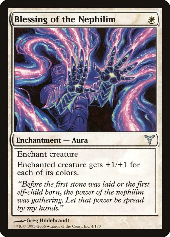 Image for Blessing of the Nephilim (Dissension) (4) - Magic: The Gathering