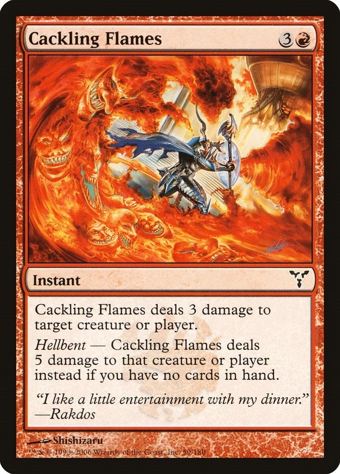 Image for Cackling Flames (Dissension) (59) - Magic: The Gathering
