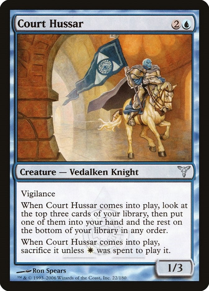 Image for Court Hussar (Dissension) (22) - Magic: The Gathering