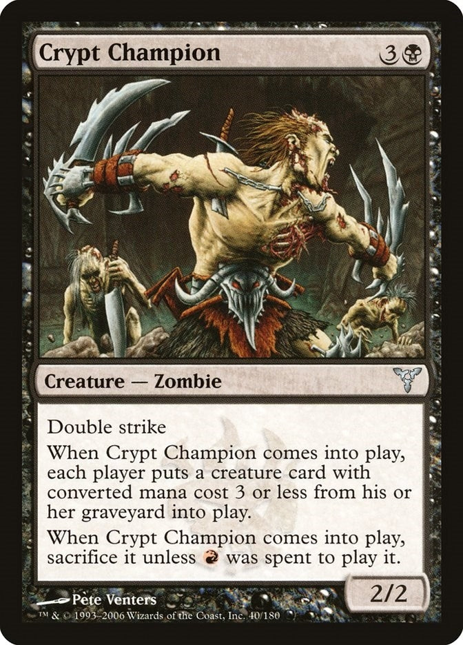 Image for Crypt Champion (Dissension) (40) - Magic: The Gathering