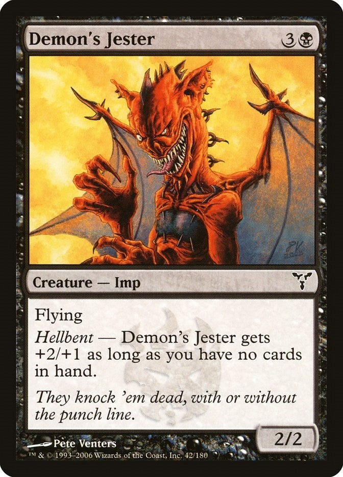 Image for Demon's Jester (Dissension) (42) - Magic: The Gathering