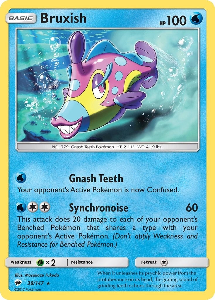 Image for Bruxish (SM - Burning Shadows) (38/147) - Pokemon
