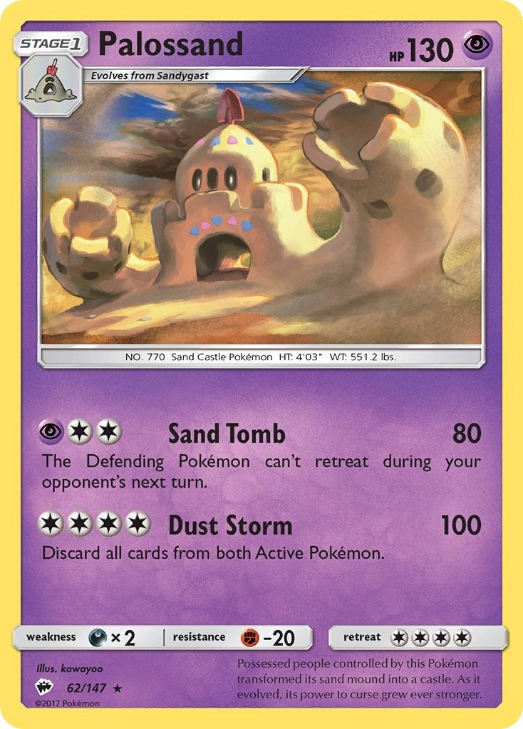 Image for Palossand (SM - Burning Shadows) (62/147) - Pokemon
