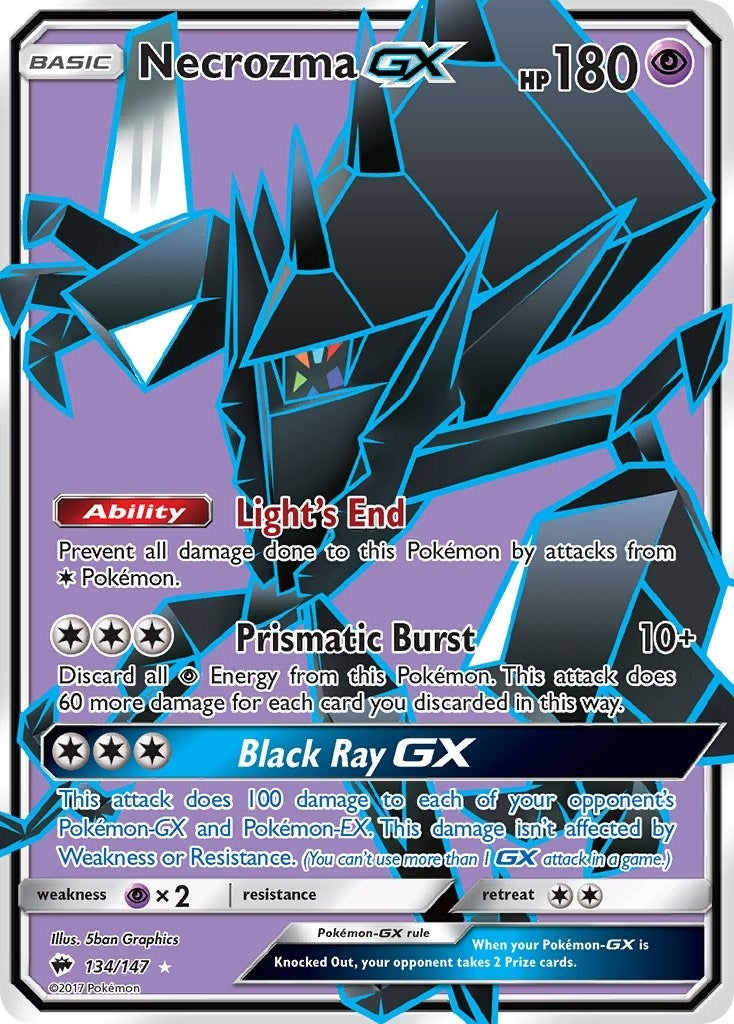 Image for Necrozma GX (Full Art) (SM - Burning Shadows) (134/147) - Pokemon