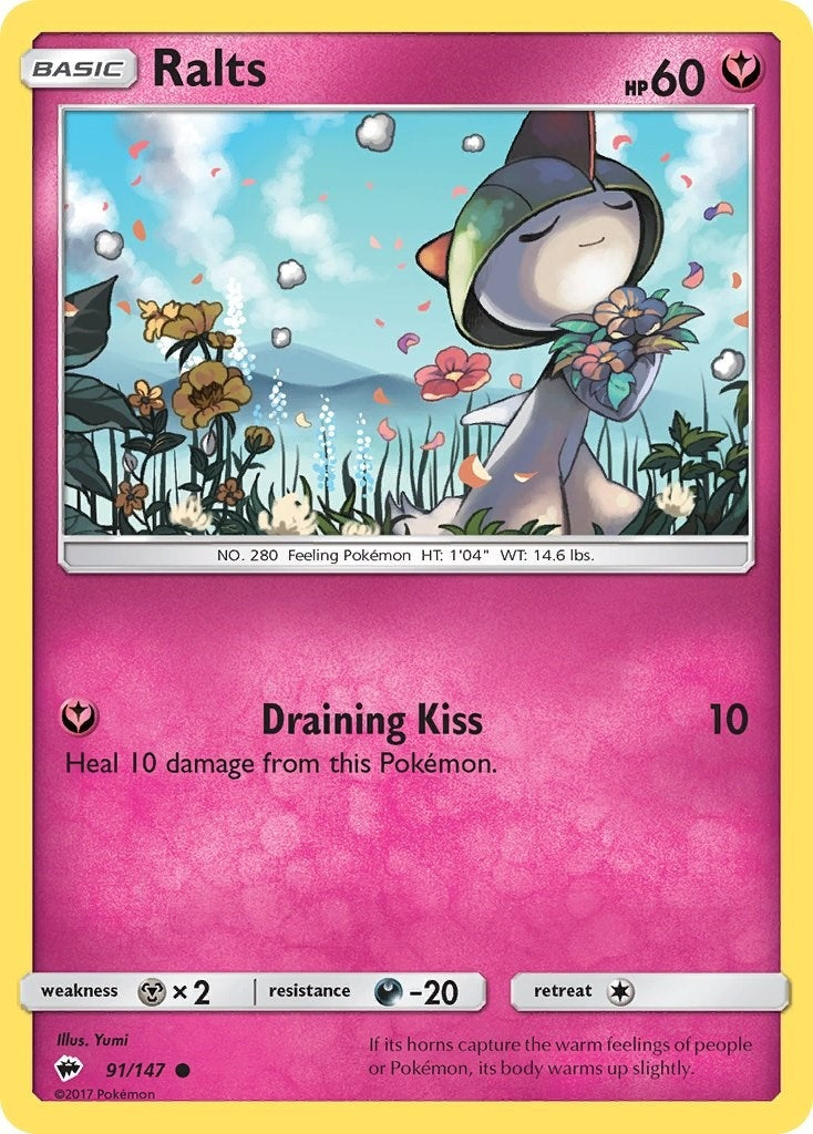 Image for Ralts (SM - Burning Shadows) (91/147) - Pokemon