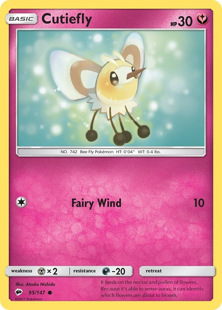Image for Cutiefly (SM - Burning Shadows) (95/147) - Pokemon