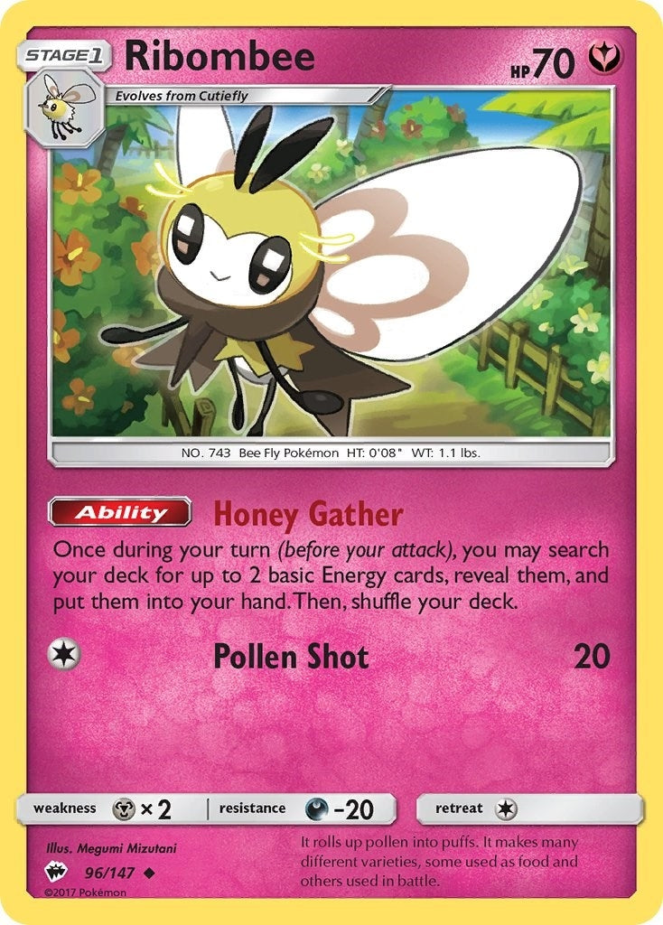 Image for Ribombee (SM - Burning Shadows) (96/147) - Pokemon