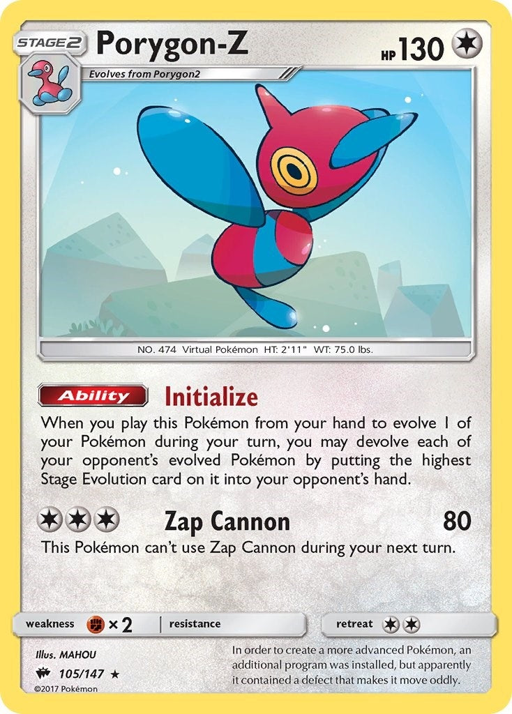 Image for Porygon-Z (SM - Burning Shadows) (105/147) - Pokemon