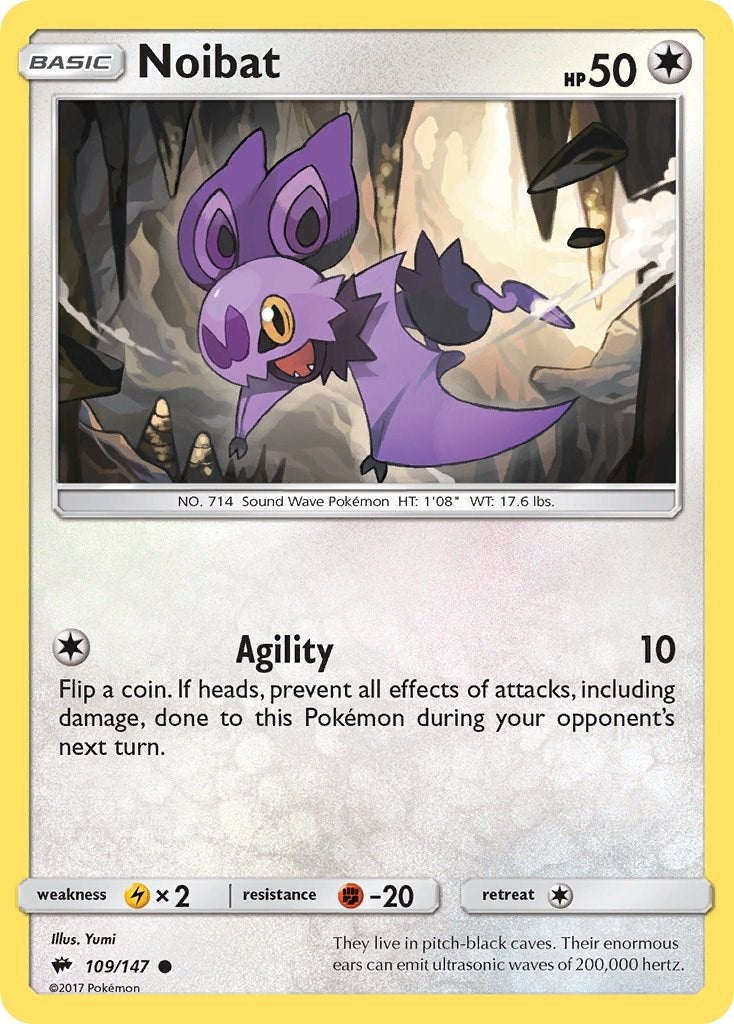 Image for Noibat (SM - Burning Shadows) (109/147) - Pokemon