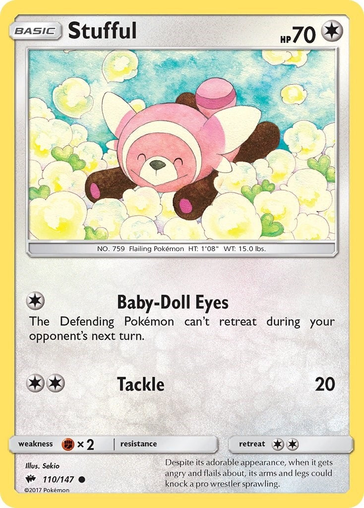 Image for Stufful (SM - Burning Shadows) (110/147) - Pokemon