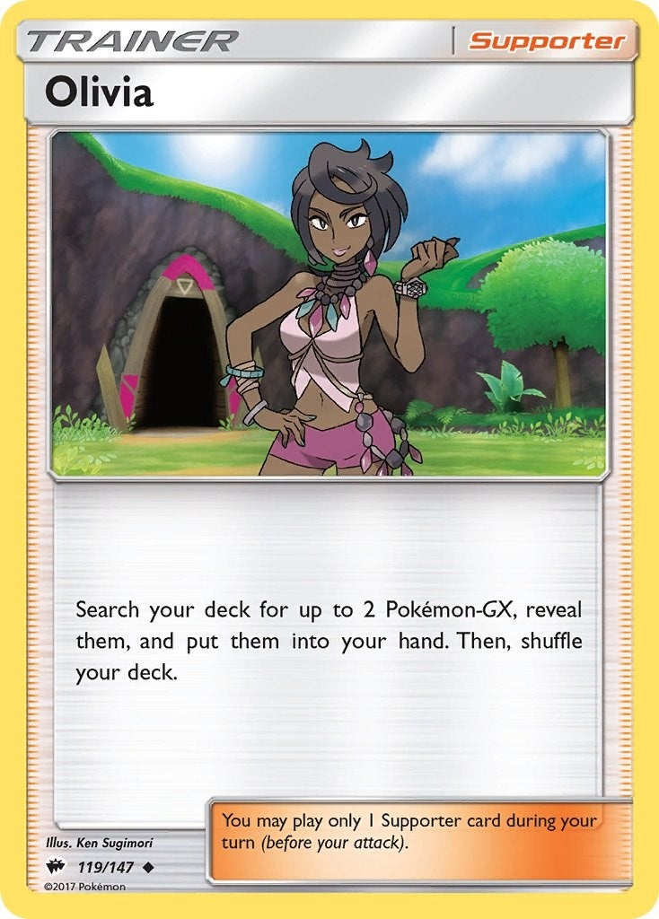Image for Olivia (SM - Burning Shadows) (119/147) - Pokemon