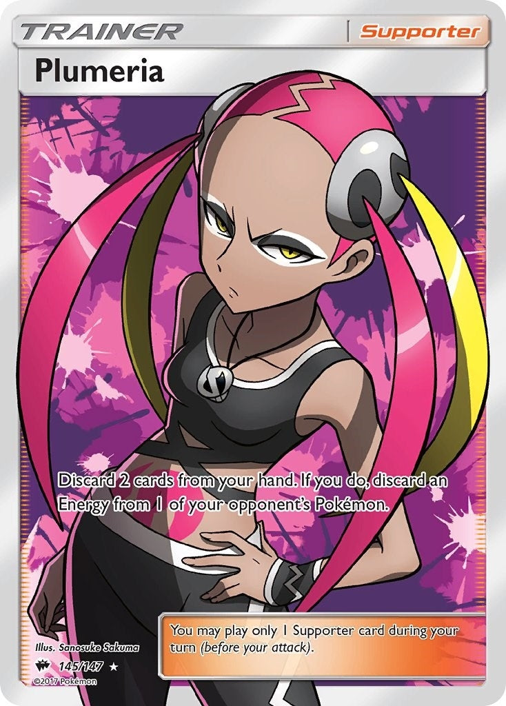 Image for Plumeria (Full Art) (SM - Burning Shadows) (145/147) - Pokemon