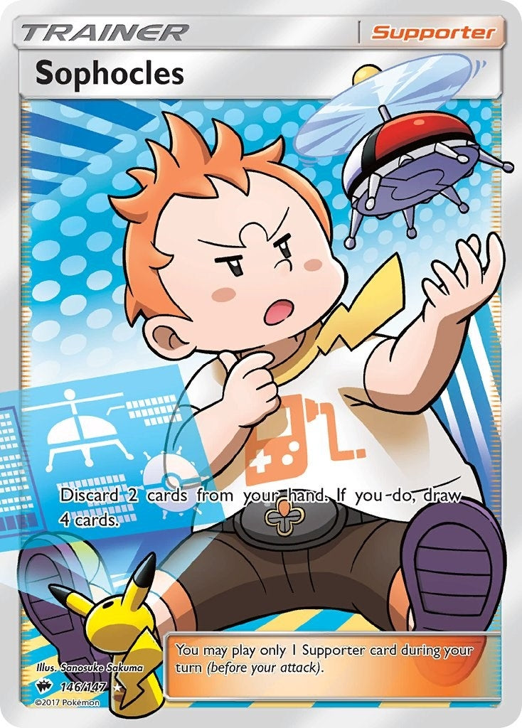 Image for Sophocles (Full Art) (SM - Burning Shadows) (146/147) - Pokemon