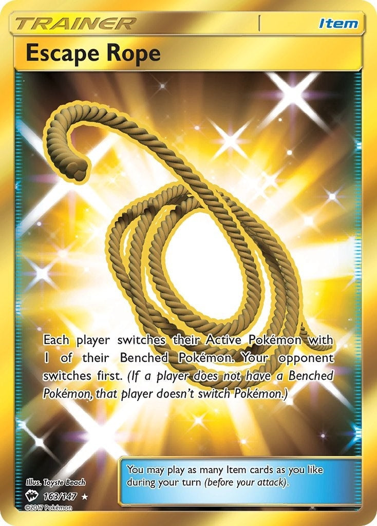 Image for Escape Rope (Secret) (SM - Burning Shadows) (163/147) - Pokemon
