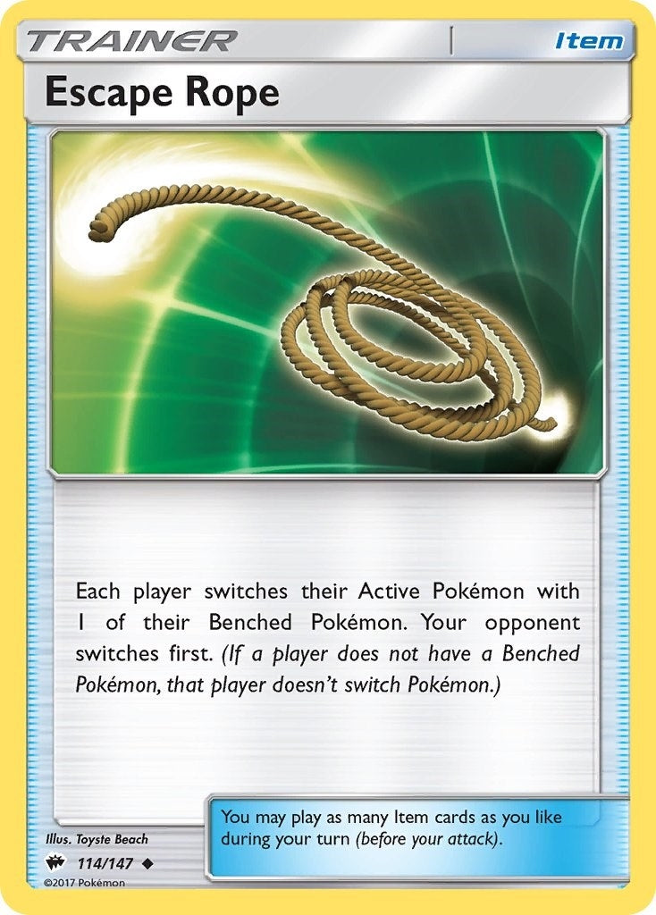 Image for Escape Rope (SM - Burning Shadows) (114/147) - Pokemon