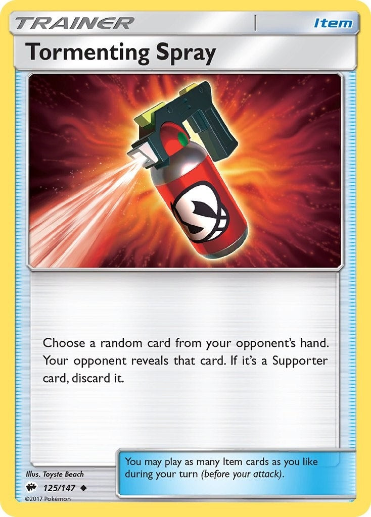Image for Tormenting Spray (SM - Burning Shadows) (125/147) - Pokemon