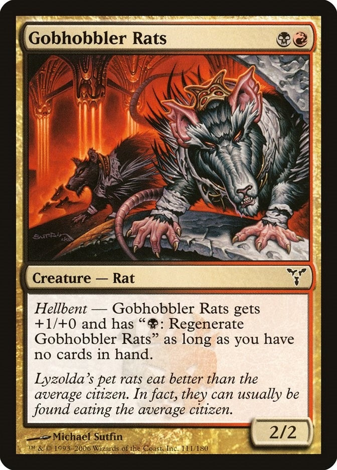 Image for Gobhobbler Rats (Dissension) (111) - Magic: The Gathering