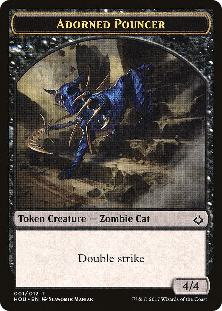 Image for Adorned Pouncer // Horse Double-Sided Token (Hour of Devastation) (1 // 10) - Magic: The Gathering