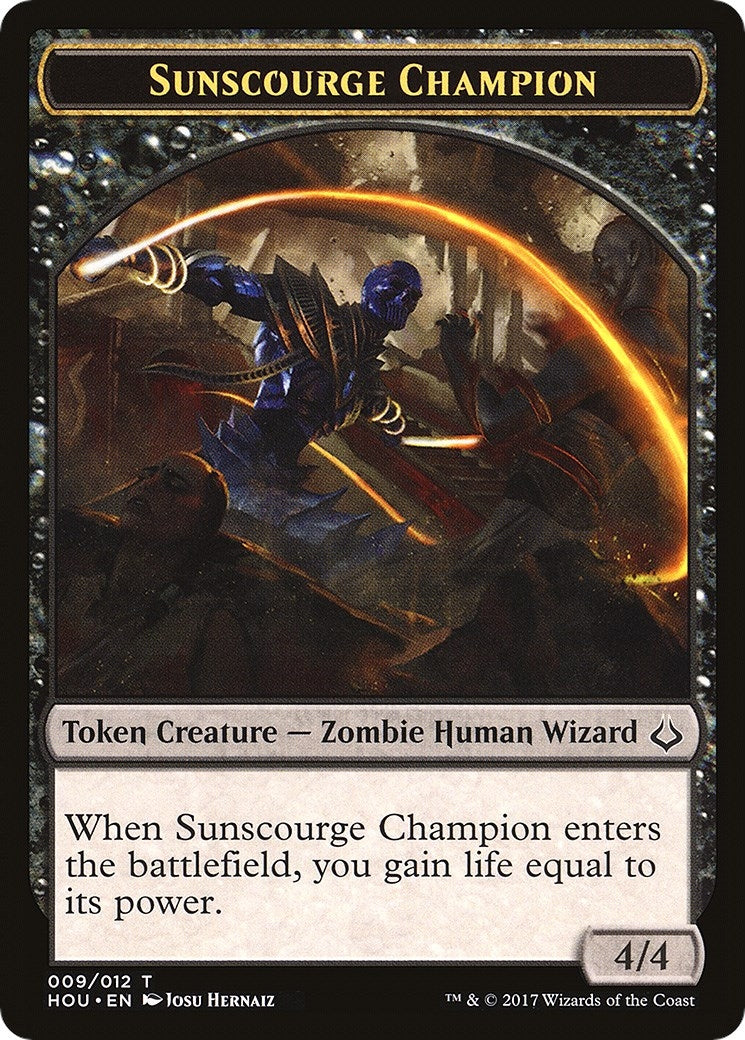 Image for Sunscourge Champion // Cat Double-Sided Token (Hour of Devastation) (9 // 16) - Magic: The Gathering