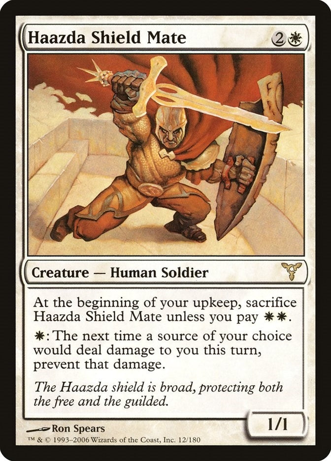 Image for Haazda Shield Mate (Dissension) (12) - Magic: The Gathering