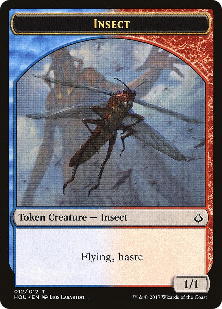 Image for Insect // Zombie Double-Sided Token (Hour of Devastation) (12 // 20) - Magic: The Gathering