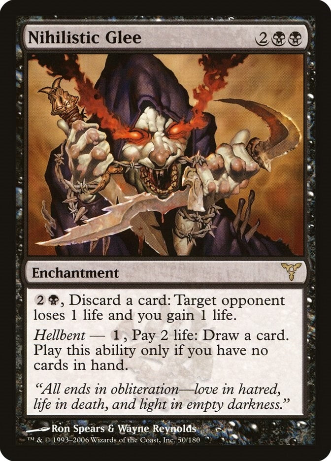 Image for Nihilistic Glee (Dissension) (50) - Magic: The Gathering