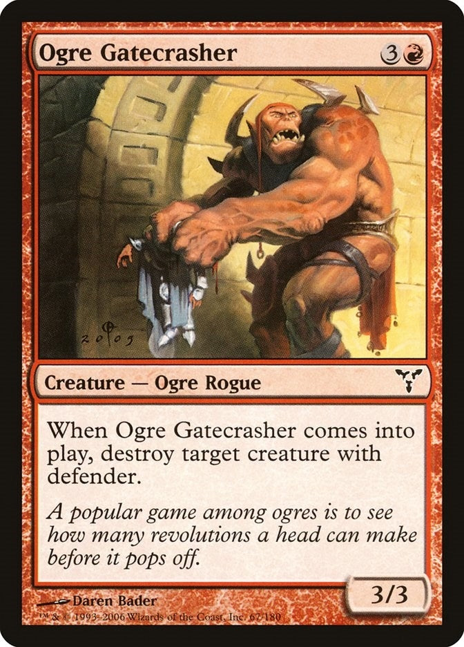 Image for Ogre Gatecrasher (Dissension) (67) - Magic: The Gathering