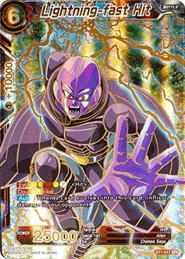 Image for Lightning-fast Hit (SPR) (Galactic Battle) (BT1-011) - Dragon Ball Super: Masters