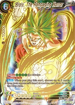 Image for Broly, The Rampaging Horror (SPR) (Galactic Battle) (BT1-073) - Dragon Ball Super: Masters
