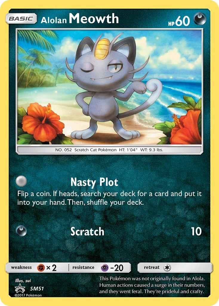 Image for Alolan Meowth - SM51 (SM Promos) (SM51) - Pokemon
