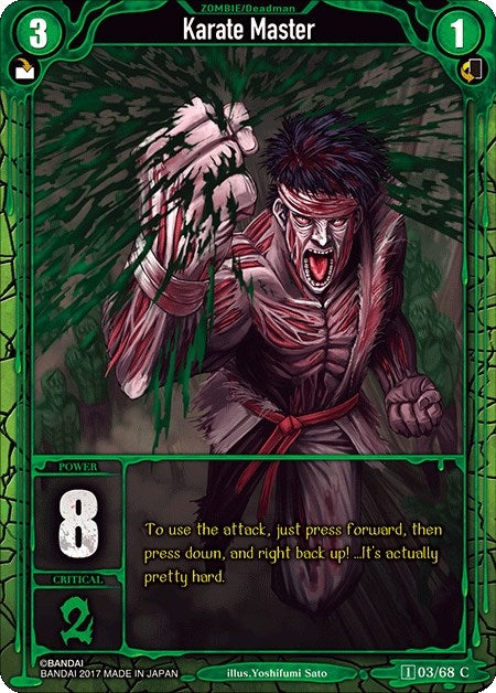 Image for Karate Master (Zombie World Order TCG - Set 1) (3) - Zombie World Order TCG