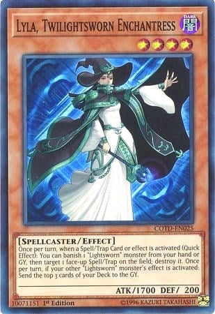 Image for Lyla, Twilightsworn Enchantress (Code of the Duelist) (COTD-EN025) - YuGiOh