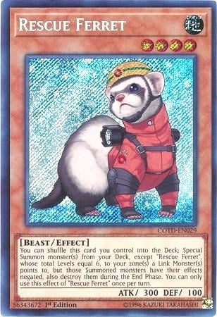 Image for Rescue Ferret (Code of the Duelist) (COTD-EN029) - YuGiOh