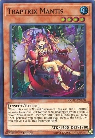 Image for Traptrix Mantis (Code of the Duelist) (COTD-EN030) - YuGiOh