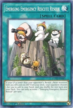 Image for Emerging Emergency Rescute Rescue (Code of the Duelist) (COTD-EN061) - YuGiOh