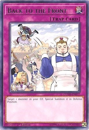 Image for Back to the Front (Code of the Duelist) (COTD-EN077) - YuGiOh